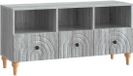 vidaXL TV-kast 102 x 34,5 x 50 cm Grijze Sonoma Geconstrueerd hout
