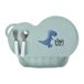 BEBE DOUCEUR Dino World Tafelset met siliconen opvangbak, 40 x 28 x 2,5 cm