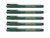 FABER-CASTELL Finepen-fineliner zwart 0,4 mm, 5 stuks