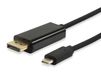Equip câble USB-C vers DisplayPort, M/M, 1,8 m, Noir