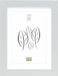 Deknudt Frames fotolijst - zilver met passe-partout - 10x15 / 15x20 cm