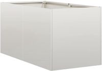 vidaXL Plantenbak 40x80x40 cm roestvrij staal