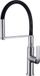 kielle Magnus - Robinet de cuisine avec bec flexible, chrome/noir 10516110