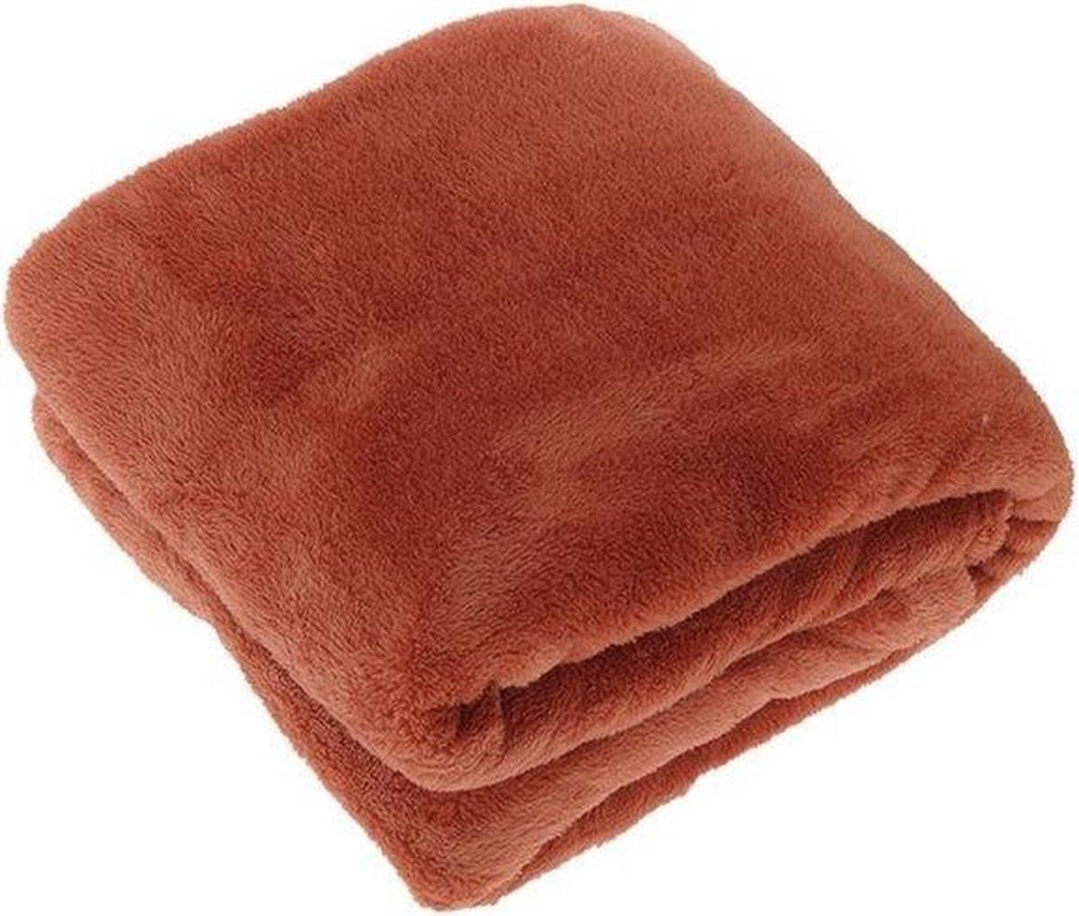 Unique Living Plaid Justin - 150x200cm - Rood