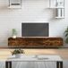Maison Exclusive - Meuble TV Chêne fumé 150x36x30 cm Matériau dérivé du bois
