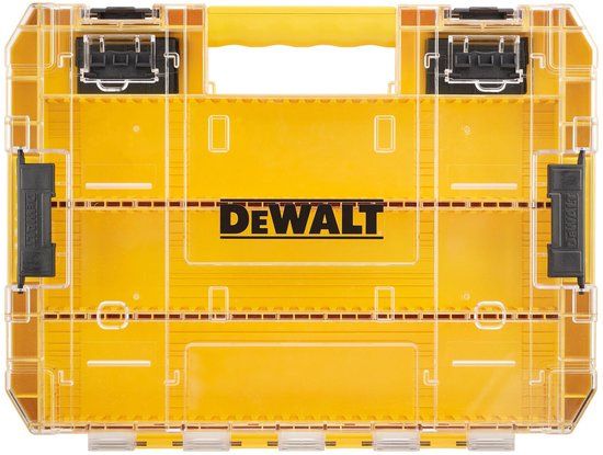 DeWalt Tough Case Organizer, Large, Yellow, Metal