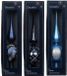 Decoris Kaemingk Piek glas d8h31 cm blauw a3 kerst Decoris