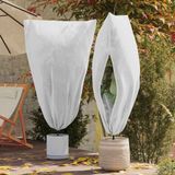 VidaXL Vorstbescherming plantenfleece covers 5 st wit 1,8 x 1,2 m