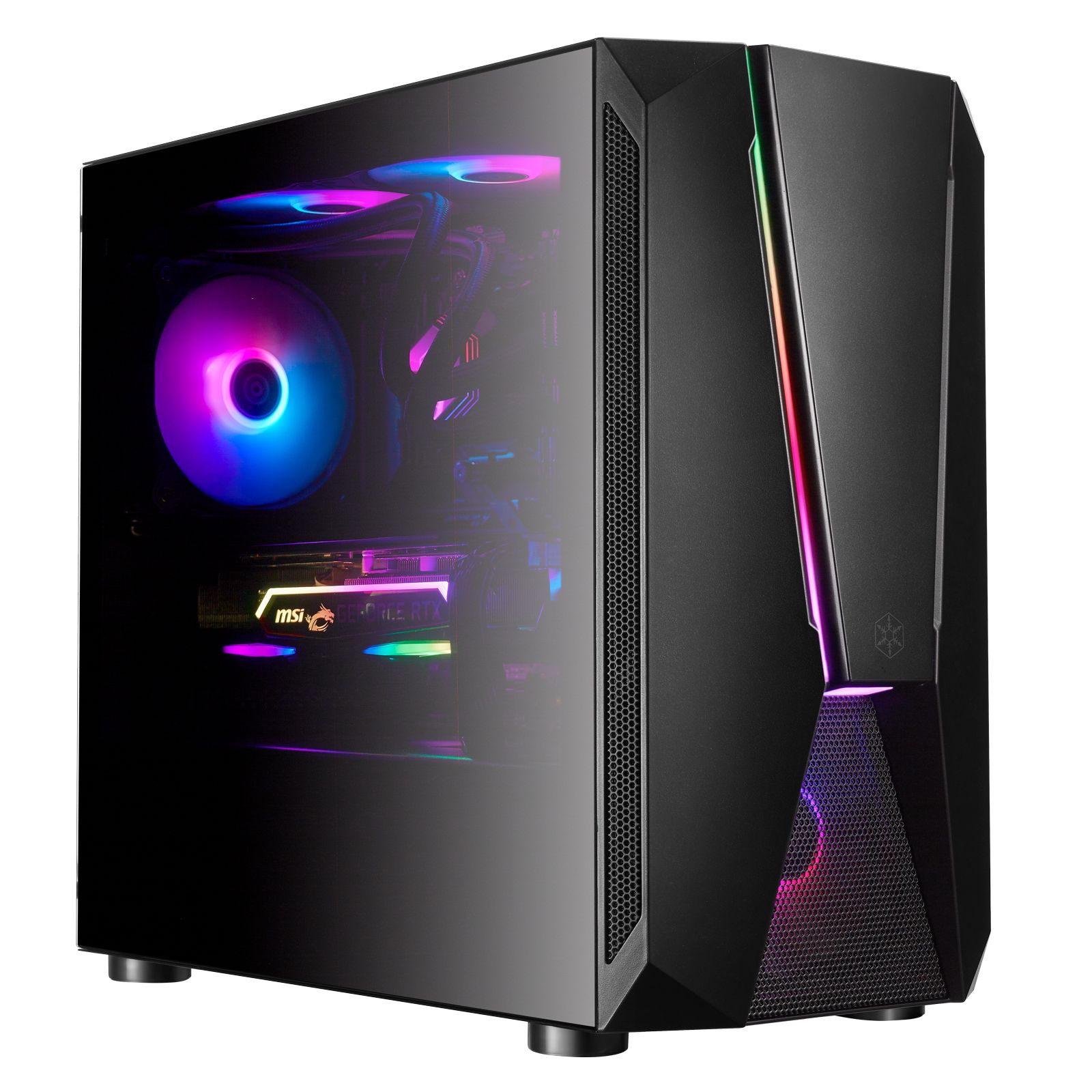 Silverstone FARA V1M PRO - Computerbehuizing - Zwart