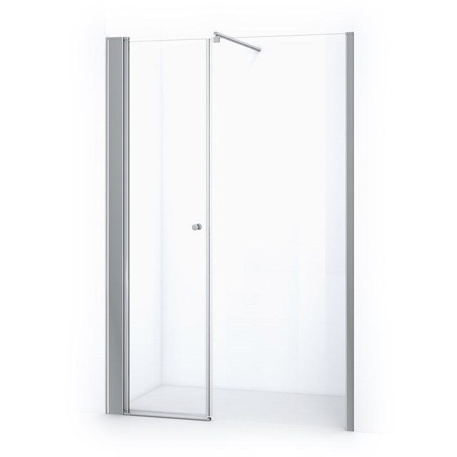 Maxaro Douchewand met Draaideur Zircon Comfort 150cm Chroom - 6095835916934