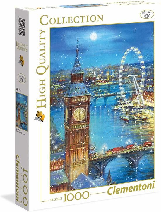 Clementoni legpuzzel Big Ben in de sneeuw 1000 stukjes