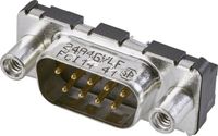 FCI D-SUB D09P24A4GV00LF Connecteur D-sub mâle 180° Nombre de pôles : 9 Circuit imprimé 1 pièce