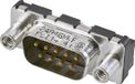 FCI D-SUB D09P24A4GV00LF Connecteur D-sub mâle 180° Nombre de pôles : 9 Circuit imprimé 1 pièce