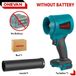 StarTech Accublazer - Turboblazer - Borstelloze motor - 400 m/s luchtsnelheid - 4000 W - Hoge druk - Zonder accu - Rood