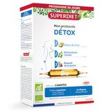 PROTOCOLE SUPER DIET PROTOCOLE DETOX BIO - 30 ampoules de 15ml