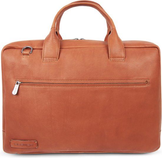 Plevier Lloyd Laptoptas 17-17.3 inch cognac
