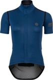 AGU Rain Jersey - Fietsshirt - Wielrenshirt - Dames - Blauw - L - Waterdicht - DWR Coating - Getapete naden