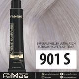 Femmas (901S) - Haarverf - Super Brightener Ultra Ash - 100ml