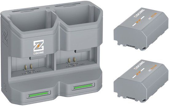 ZGCine PC2-FZ100 Dual Battery Charging Case + 2 NP-FZ100 accu's