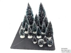 - Mini kerstboompjes pak a 16 stuks