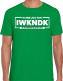 Bellatio Decorations Foute party t-shirt voor heren - last van - groen - carnaval/themafeest XL