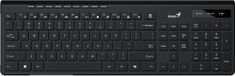 GENIUS SlimStar 7230 / Sans fil / USB / Disposition pour la République tchèque et la Slovaquie / Noir