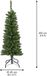 Everlands Künstlicher Weihnachtsbaum Schmal (Pencil) Kiefer h150 cm Grün