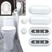 Actie4you® Hoogwaardige WC Buffers voor Toiletbril – Geruisloze en Zachte Sluiting - WC Buffers Set - Buffer voor Wc – Wc bril beschermen – Closetbuffer – Wit - 6 stuks