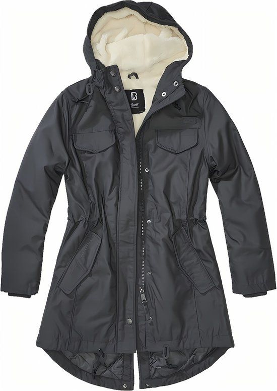 Brandit Mash Lake Parka Girls Parka antraciet M Polyester