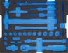 Gedore Schuimvulling 2/2 L-BOXX 136 leeg EI-1100-01