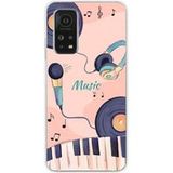 Xiaomi Bedrukt siliconen hoesje compatibel met Xiaomi Mi 10T, Xiaomi Mi 10T Pro Accords en couleur