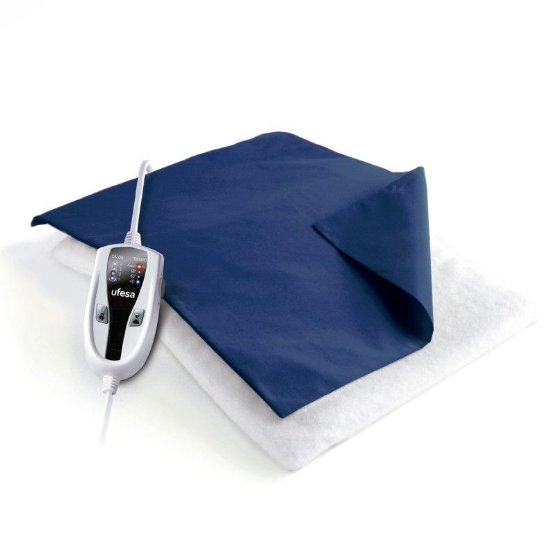 Elektrisch verwarmd kussen Ufesa 70 x 46 cm - Blauw/Wit