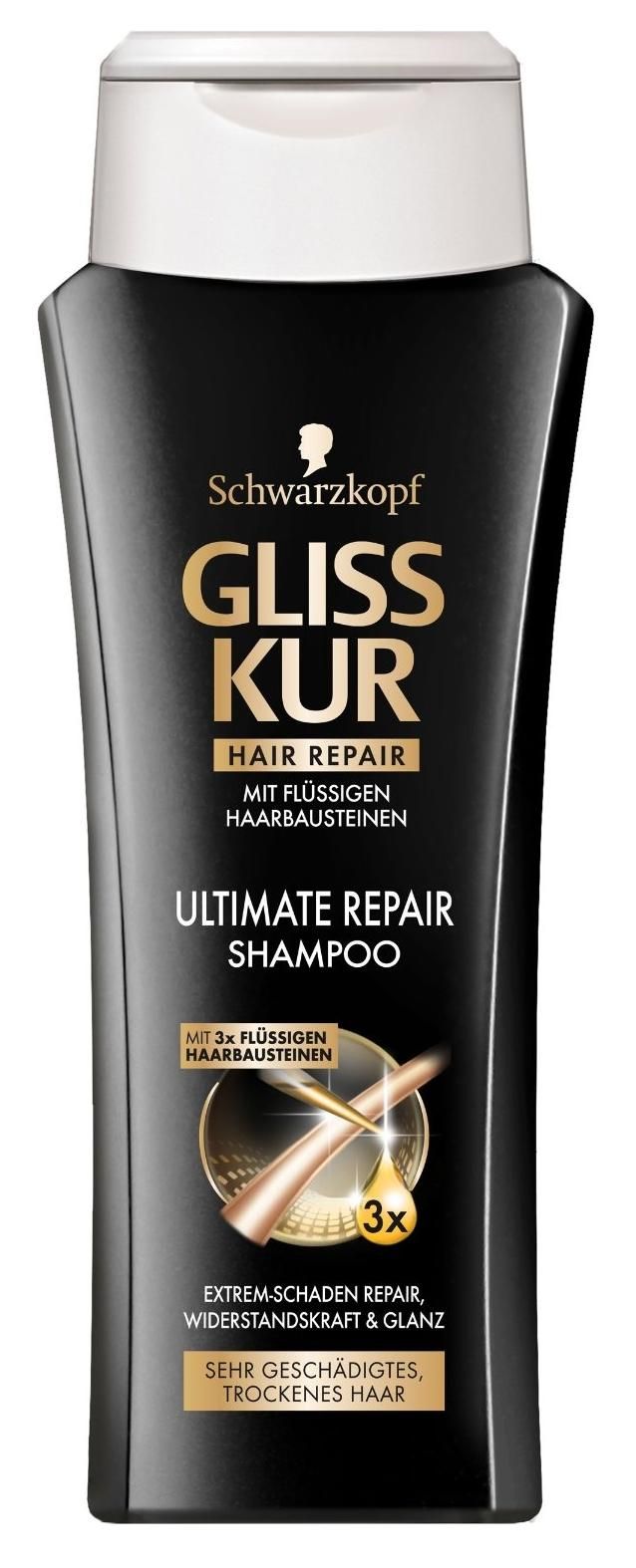 Schwarzkopf Gliss Kur Ultimate Repair Shampoo - 250ml