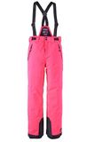 killtec meisjes Skibroek met afritsbaar slabbetje en randbescherming Girls Skihose 242