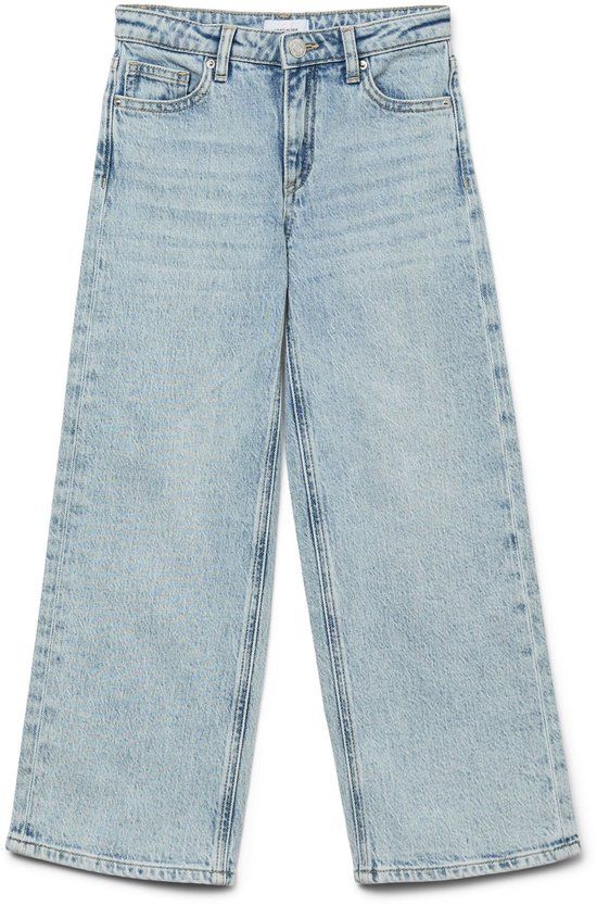 VERO MODA Girl Wide fit jeans VMTESSA High rise Wide leg fit Jeans - Light Blue Denim - Size 122