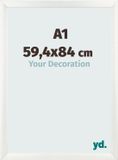 Your Decoration Cadre photo A1 59,4x84 cm Blanc Brossé MDF Pisa