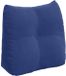 vidaXL Coussin de dossier Bleu police 45 x 24 x 50 cm Velours