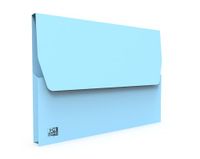 Hamelin 48688 Fast Pocket Vip verzamelmap 240 x 232 mm, 240 g, documentbreedte A4, vouwbalg 30 mm, pastelkleuren, 50 stuks, blauw