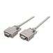 Kabel RS232 DB9/M-DB9/H seriële kabel, beige, lengte 1