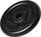 Gorilla Sports disque d'haltère - fonte - caoutchouc - 30 mm - 2,5 kg