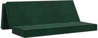 vidaXL Vouwbare Sofa Bed 180 x 67 x 45 cm Donkergroen