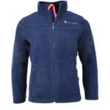Peak Mountain Fleecejack voor meisjes Facesare Blauw