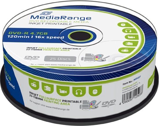 MediaRange MR407 - Lege dvd's