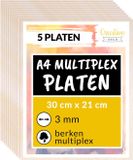 Creative Deco 5 x A4 Multiplex Platen 3mm