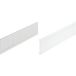 Häfele H3634 Grille de ventilation carrée en aluminium avec entretoises fendues, noir, 100 x 500 mm
