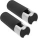 Merkloos / Sans marque Fly & Plug Rolgordijnen - Gordijnen - Set van 2 stuks zwart