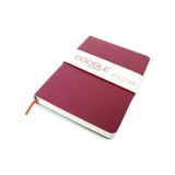 Artway Indigo Doodle – Pruimrood Lederen Schetsboek/Notitieboek – 175mm x 125mm - 164 Zijden/82 Pagina's van 150gsm Tekenpapier
