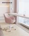 Songmics Chaise de bureau ergonomique rose