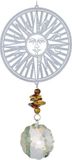 Nature's Art Bizniz Windspinner Magic Bloem 40 Cm Glas Zilver