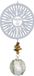 Nature's Art Bizniz Windspinner Magic Bloem 40 Cm Glas Zilver
